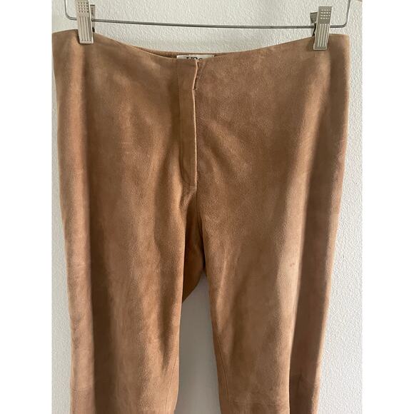 VS2 Tan Suede Bootcut Pants Women’s Size 4 Brown Western Ranch Style Vintage Y2K - Picture 3 of 8